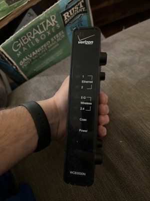 Actiontec Verizon WCB3000N Modem Dual-Band Wireless Extender No Cord- Untested