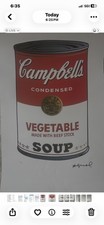 Andy Warhol Campbell's Litography Signed Numbered