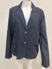 US Polo Assn Navy Polka Dot Blazer With Gold ...