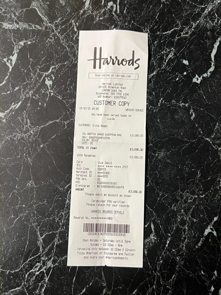 NUEVO YSL Jamie Bolso de Mano de Compras Rafia Foto 2 de 4