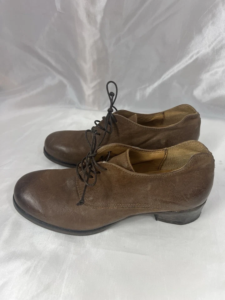 Zapatos con cordones de cuero italiano marrón MoMA talla 36 EUR Foto 2 de 4