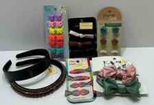 Lot Of 7 Pkg Hair Accessories Assorted Brands