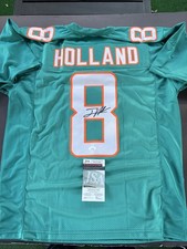 Jevon Holland Autographed Signed XL Custom Dolphins Jersey-JSA Witnessed