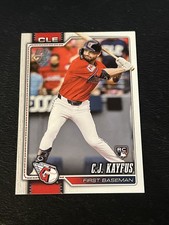 C.J. Kayfus 2026 Topps Series 1 #35 Cleveland Guardians RC