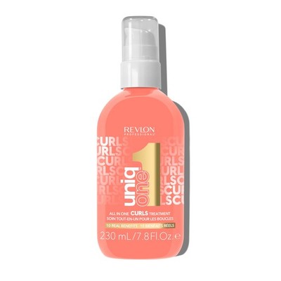 UniqOne 10-in-1 Curls Hair Treatment, 96Hr Frizz Control, Heat Protection, De...
