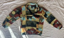 Vintage Patagonia Synchilla Snap-T Fleece Pullover Forest Moon Youth L12