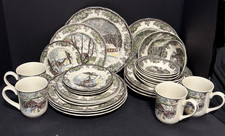 Johnson Brothers Bros Friendly Village 28 pcs, 7 pc Place Setting, Service for 4