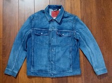 Levi's Engineered Jeans Blue Trucker Jacket 67778 Denim Medium - Excellent 