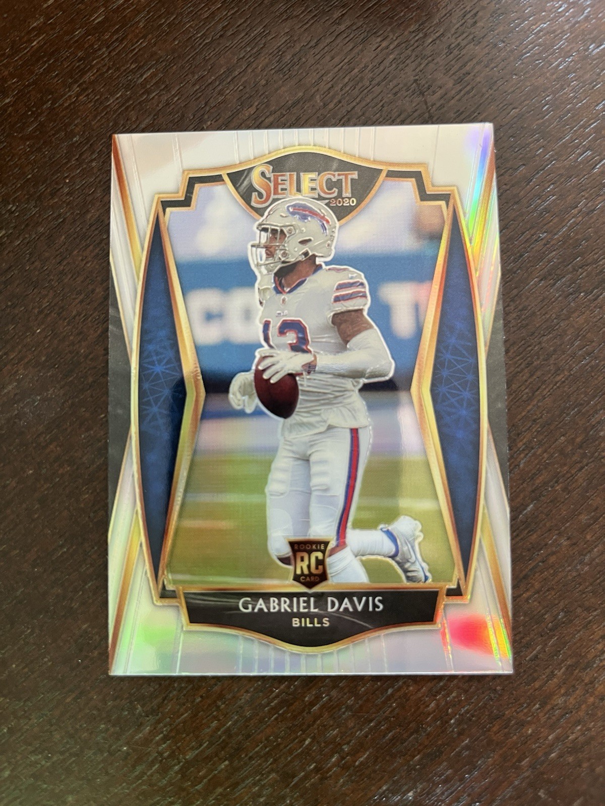 Gabriel Davis Rookie Card SP 2020 Select Premier Level #182 Silver Prizm RC