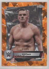 2025 Topps Chrome WWE Sapphire Edition Orange 9/25 Gunther #2 18rb