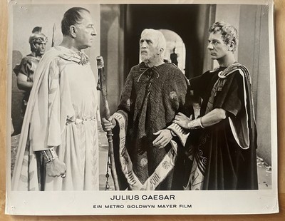 JULIUS CAESAR /Louis Calhern - John Gielgud /William Shakespeare /EA-Aushangfoto