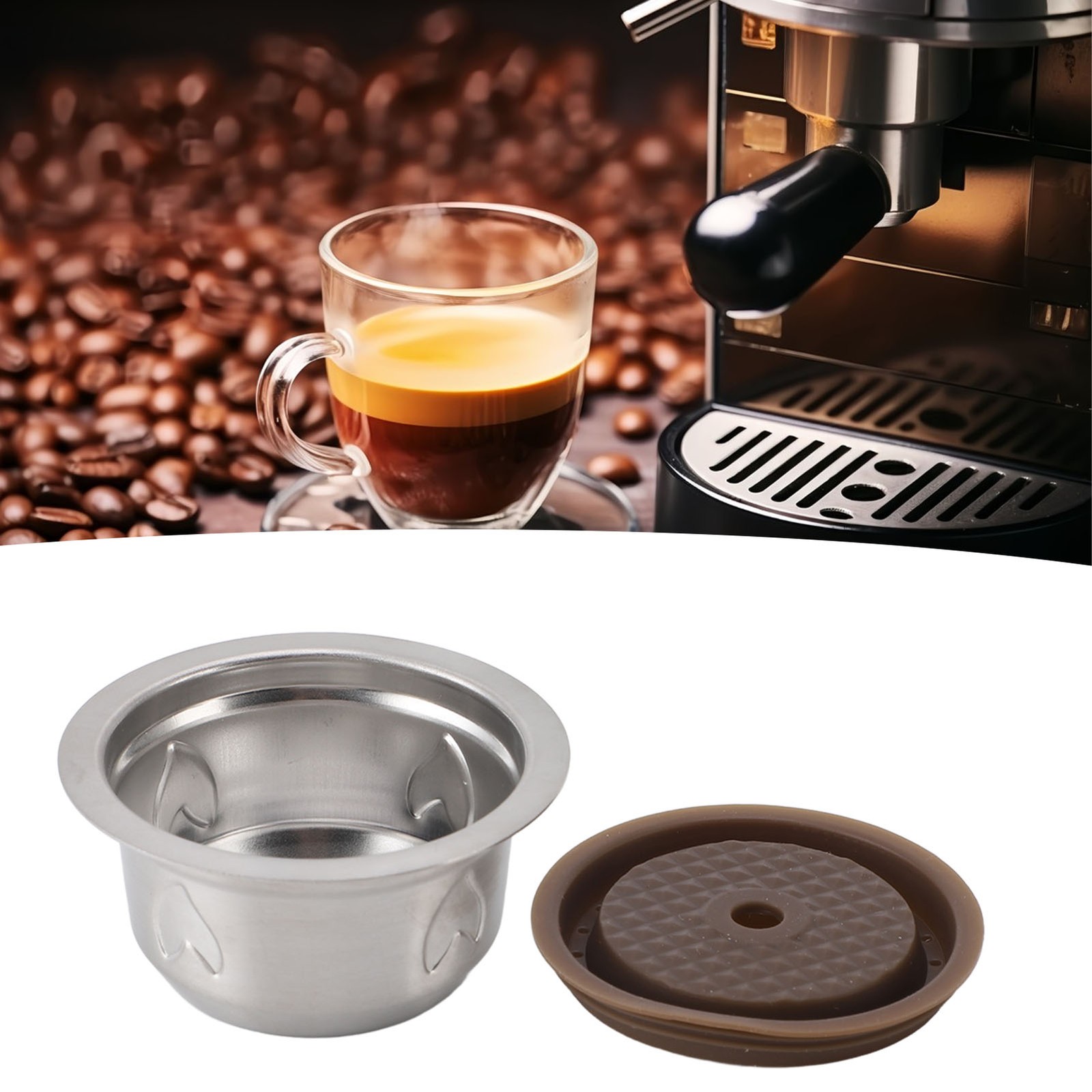 »Refillable Coffee Capsule Reusable Coffee Pod 230ml Capacity For Office