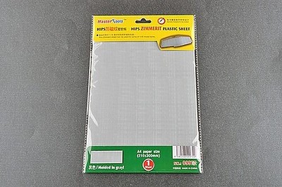 Trumpeter Zimmerit Plastic Sheet 8.27'x11.8' - Plastic Model Vehicle Accessory