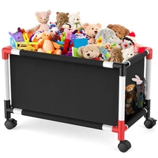 Extra Large Toy Box Kids Storage Organizers with 360° Wheels 120L Oxford Chest