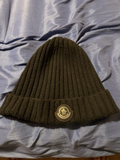 Moncler Herren Strickmütze Beanie gerippt sc...