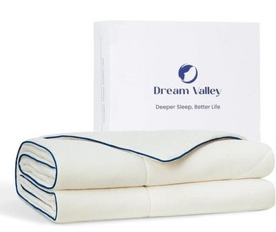 Dream Valley Outlast Cooling Comforter, Throw Size, Breathable NASA-Grade New