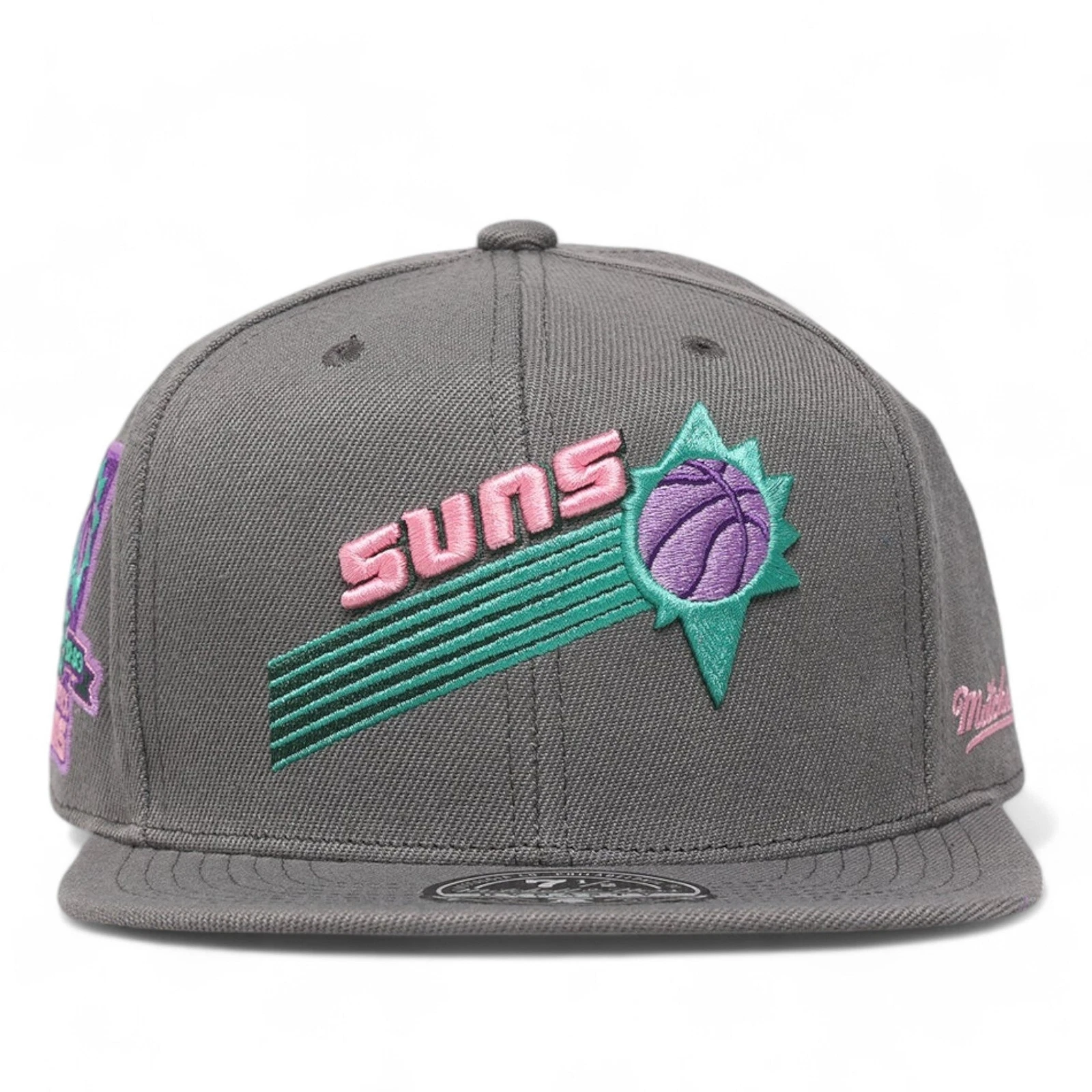 MENS MITCHELL & NESS NBA FROM DUSK FITTED HWC SUNS - DARK GREY