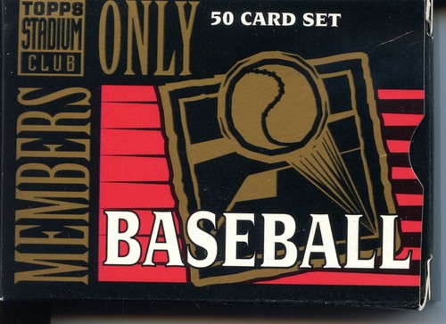 1994 Stadium Club Members Only Complete 50 Card Set