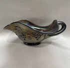 Vintage Northwood Whimsey Carnival Glass Pin Dish Nappy Cup Grape Cable #06