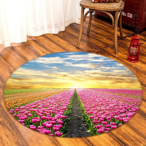3D Summer Flowers 1115 Allan P. Friedlander Rug Non Slip Rug Mat