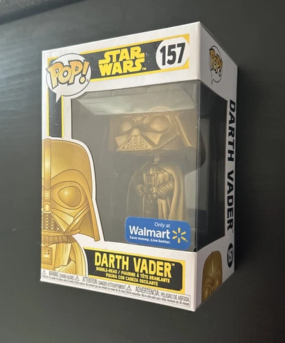 Funko Pop! Star Wars: Darth Vader #157 (Gold) Walmart *Vaulted*
