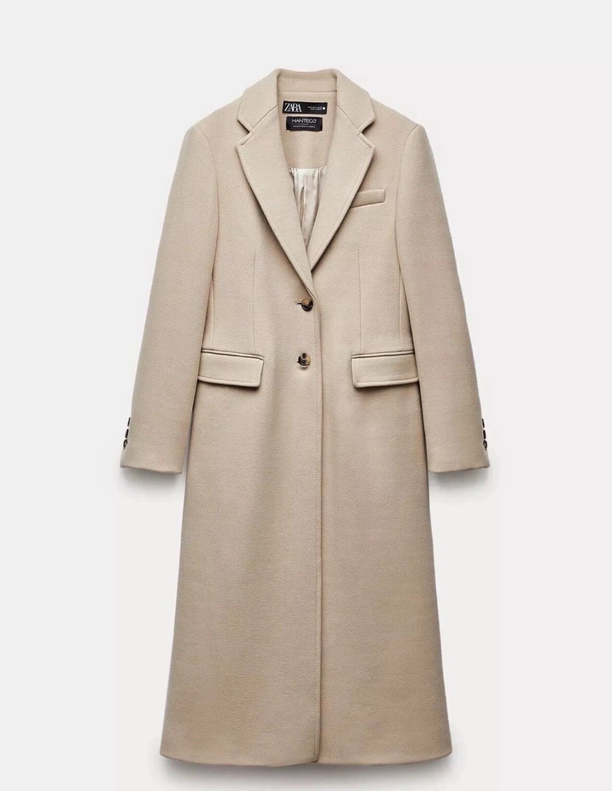 ALTRA CAPPOTTO ADERENTE MISTO LANA ZARAZW COLLECTION BEIGE FW24 TAGLIA XL REF. 8089 753