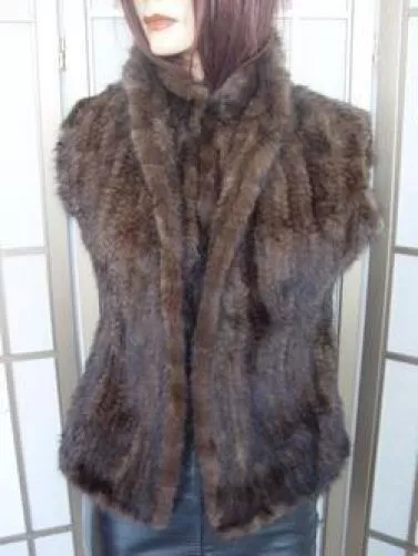 Mink vest women sale