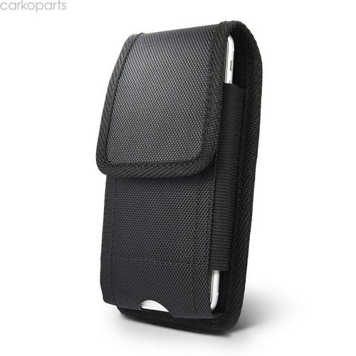 Vertical Holster Belt Clip Pouch Nylon Case Sleeve for Plus Cell Phones - Picture 13 of 18