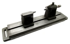 HARDINGE SUB-BASE ASSEMBLY FIXTURE PLATE / TABLE w/ TAILSTOCKS - #SB-4
