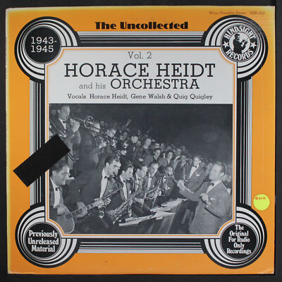 HORACE HEIDT & HIS ORCHESTRA: the uncollected vol.2 1943-1945 HINDSIGHT 12'' LP