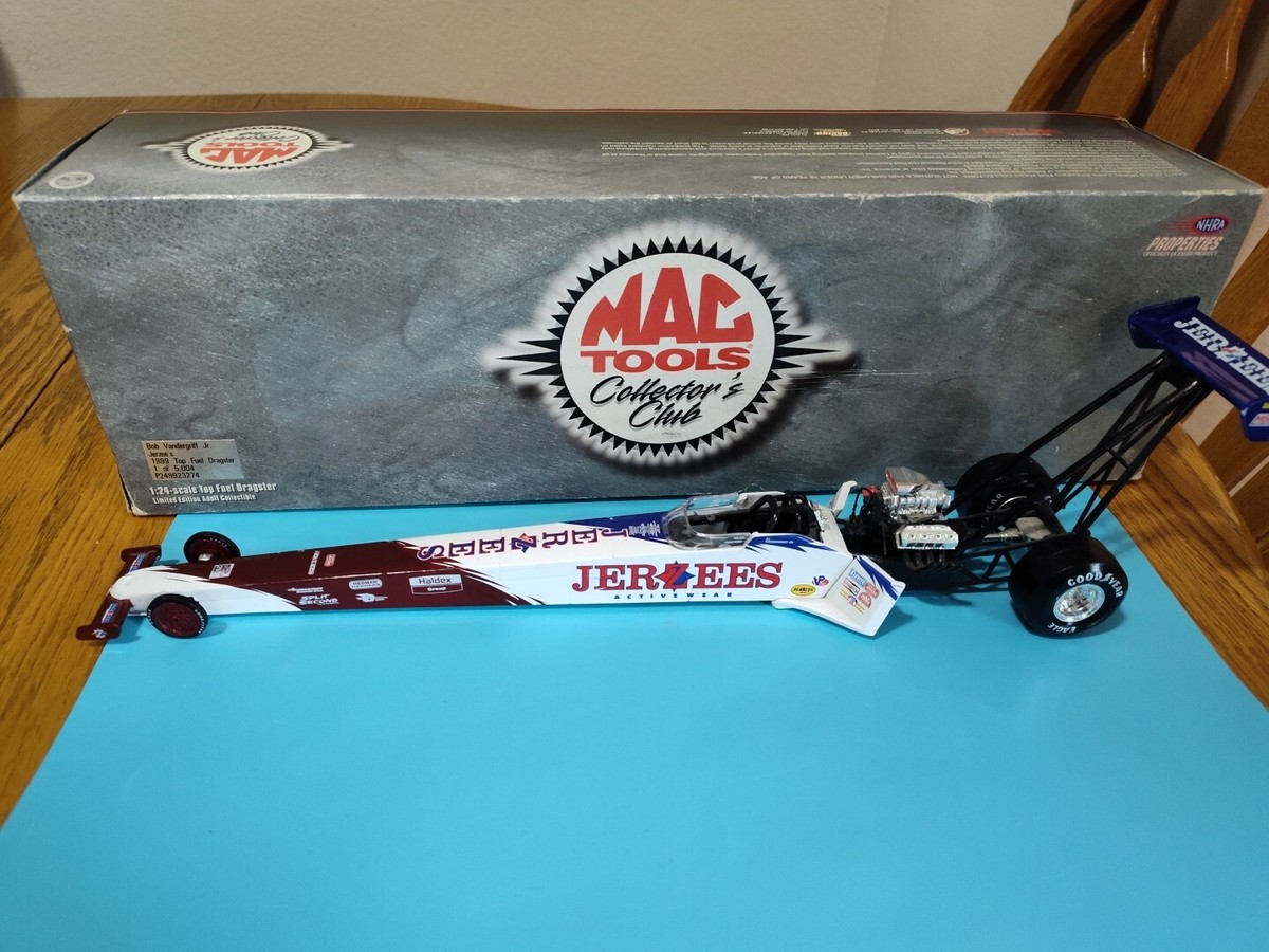 ミニカー MACTOOLS TOPFUEL NHRA Action Mac Tools Top Fuel Dragster Jerzee's 1:24 Bob