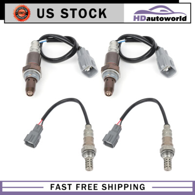 4X A&F Ratio O2 Oxygen Sensor for 05-07 Toyota Sequoia 4.7L Front+Rear