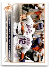 2022 TOPPS SUPERSTARS IN THE BIG APPLE NEW YORK METS #436