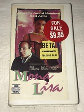MONA LISA BETA BETAMAX VIDEO TAPE NOT VHS 1986 MICHAEL CAINE BOB HOSKINS