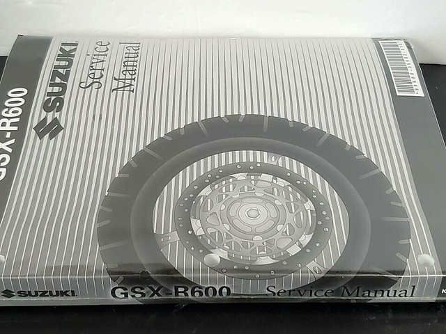 2001 - 2003 SUZUKI GSXR 600 OEM Factory Service MANUAL, 99500-35082-01E