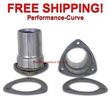 FLO-PRO Header Collector Kit w/ Gaskets - Reducer - 3.5" Collector to 3" Outlet