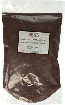 Valrhona Unsweetened Dutched Cocoa Powder 1 lb Premium Baking Chocolate