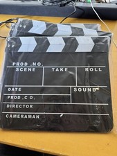 Regie Klappe zum Beschriften - ca. 30 x 26,5 cm Filmklappe Zubehör