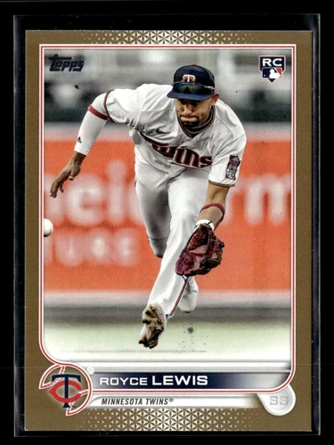 2022 Topps Update Royce Lewis US105 Gold Rookie /2022 Minnesota Twins Y8950