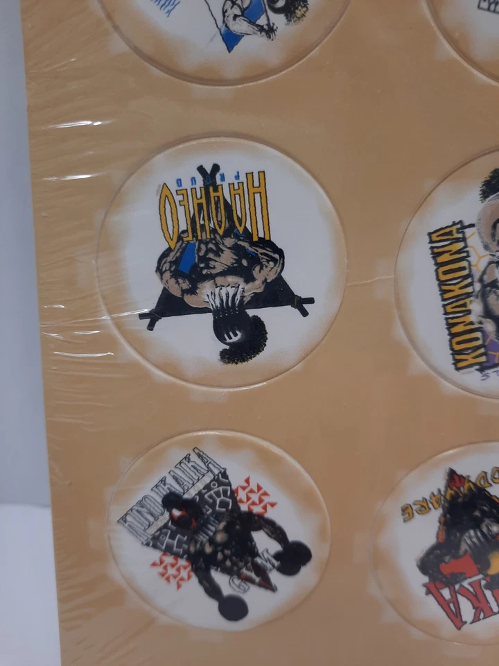 VTG 1993 Ikaika Set of 8 Pogs ~ Ink, Inc Tropical Treasure Chest Hawaii ~ NIP - Image 4 of 4