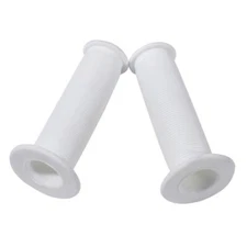 2pcs Motorcycle Scooter Bicycle Anti-Slip Soft Rubber Handlebar Hand Grip Cover