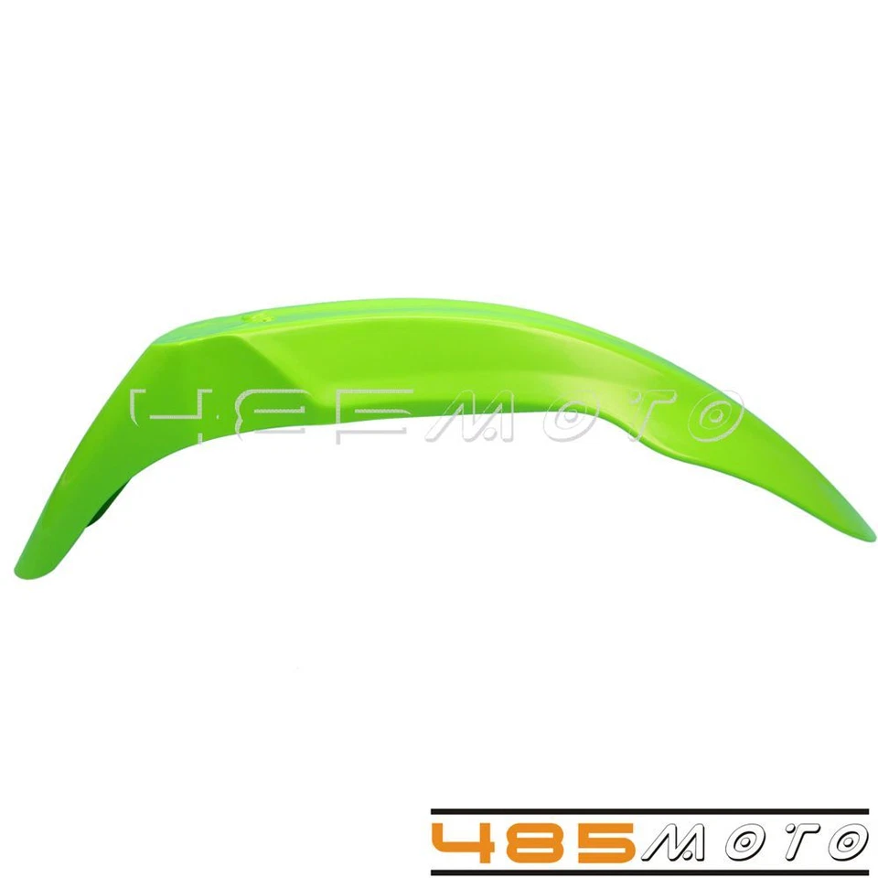 Guardabarros delantero Supermoto para Kawasaki KLX250 KLX250R KLX140L KLX300 verde Foto 2 de 4