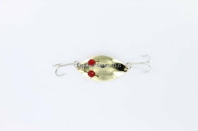 Eppinger Red Eye Wiggler Muskie 2 1/2 oz 8916 Color Nickel Back Red De