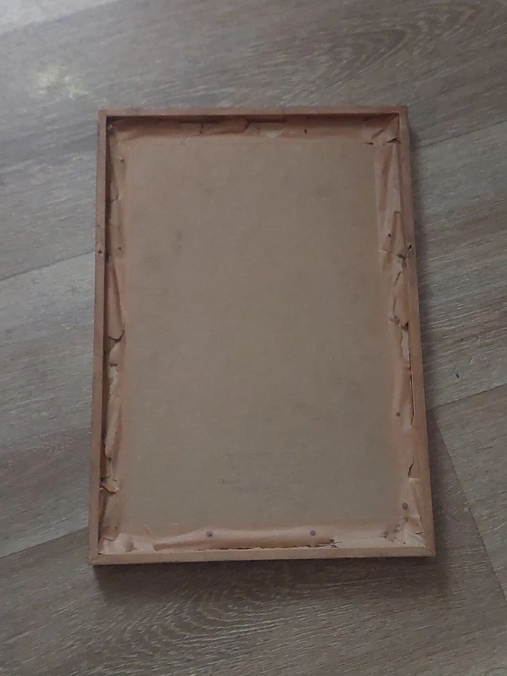 Antigua impresión enmarcada de escena Danseuse Sur de Edgar Degas 1834-1917, 29 cm X 20 cm Foto 3 de 4