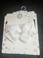 Little Me Fancy Headwrap- Size 0-12 M. - White- 17149K 