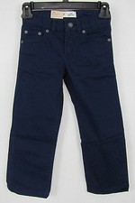 NEW Levi's Boy's Pants 514 Straight Leg Slim Fit Adjustable Waistband Size 4