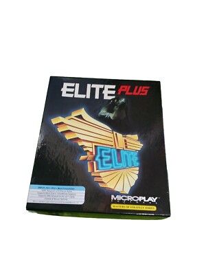 Elite Plus IBM PC 5.25  Floppy 1991 Microplay Software Big Box