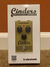 TC Electronic Cinders Overdrive Guitar Effects Pedal, New-Open Box