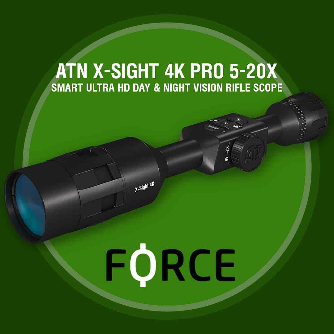 サバゲー　スコープ　ATN X-Sight 4k PRO ATN X-Sight 4K Pro 5-20x: Smart HD Day & Night Rifle Scopes