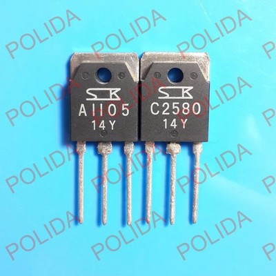 Paire 2SA1105+2SC2580 Transistor TO-3P /'/' GB Compagnie SINCE1983 Nikko /'/'